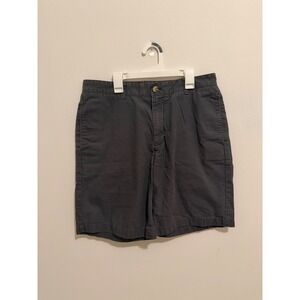Vineyard Vines Mens Breaker‎ Shorts Dark Grey Charcoal Size 33 Flat Front Cotton